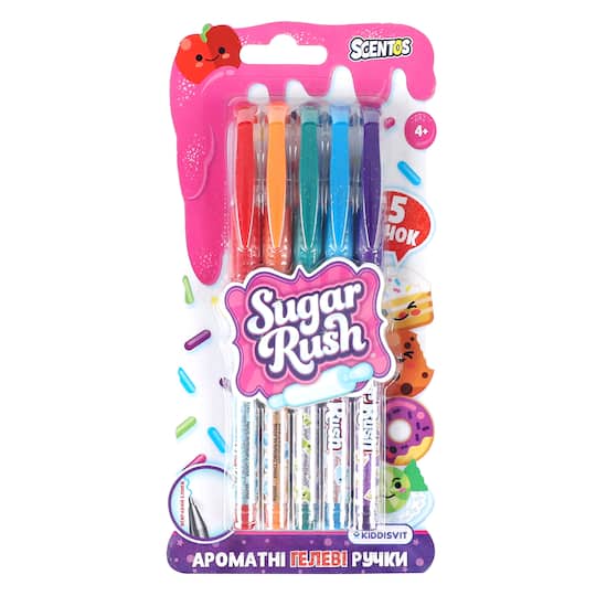 Scentos&#xAE; Sugar Rush&#xAE; Scented Glitter Gel Pen Set